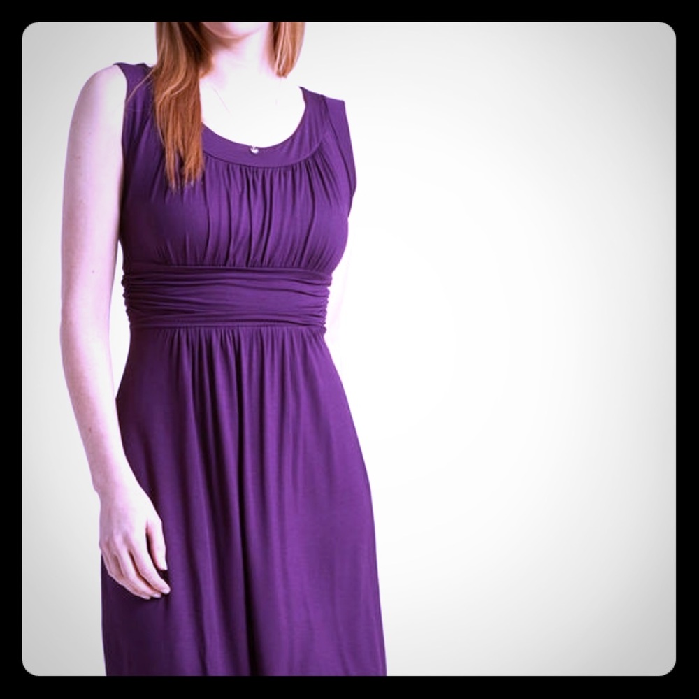 Burgundy dress